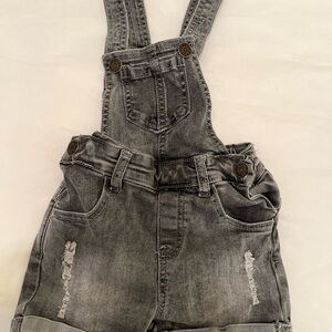Little Bipsy Charcoal Kids Overalls